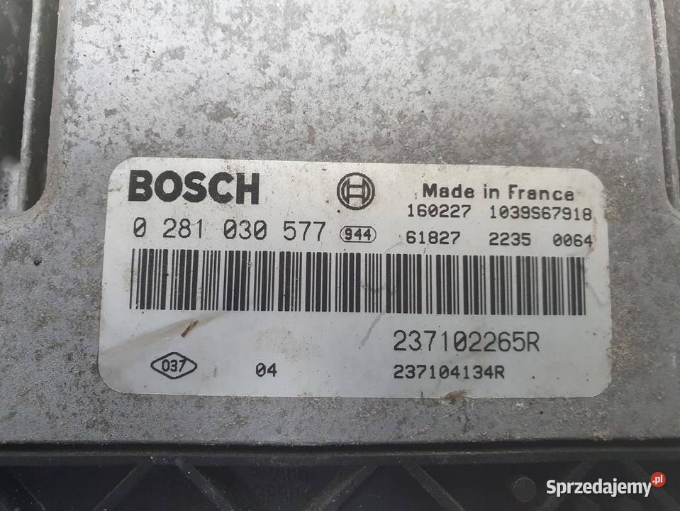 Renault Master III 23 DCI STEROWNIK SILNIKA lubelskie Rudka