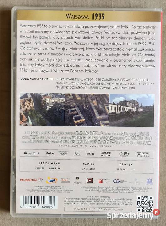 Warszawa 1935 film DVD Folia Unikat wydawniczy Filmy