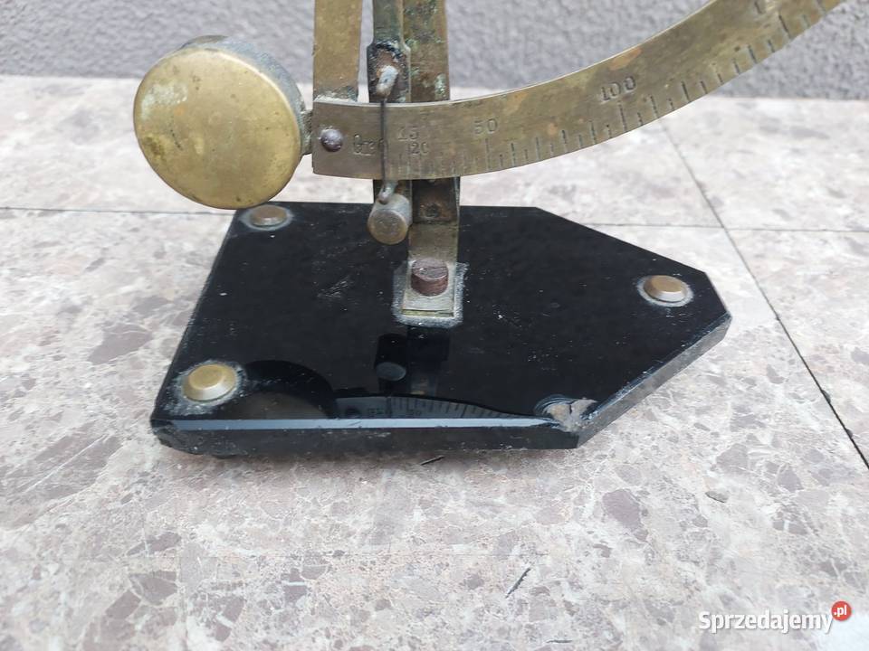 6 Stara waga pocztowa do listów 250g dekoracja Tczew