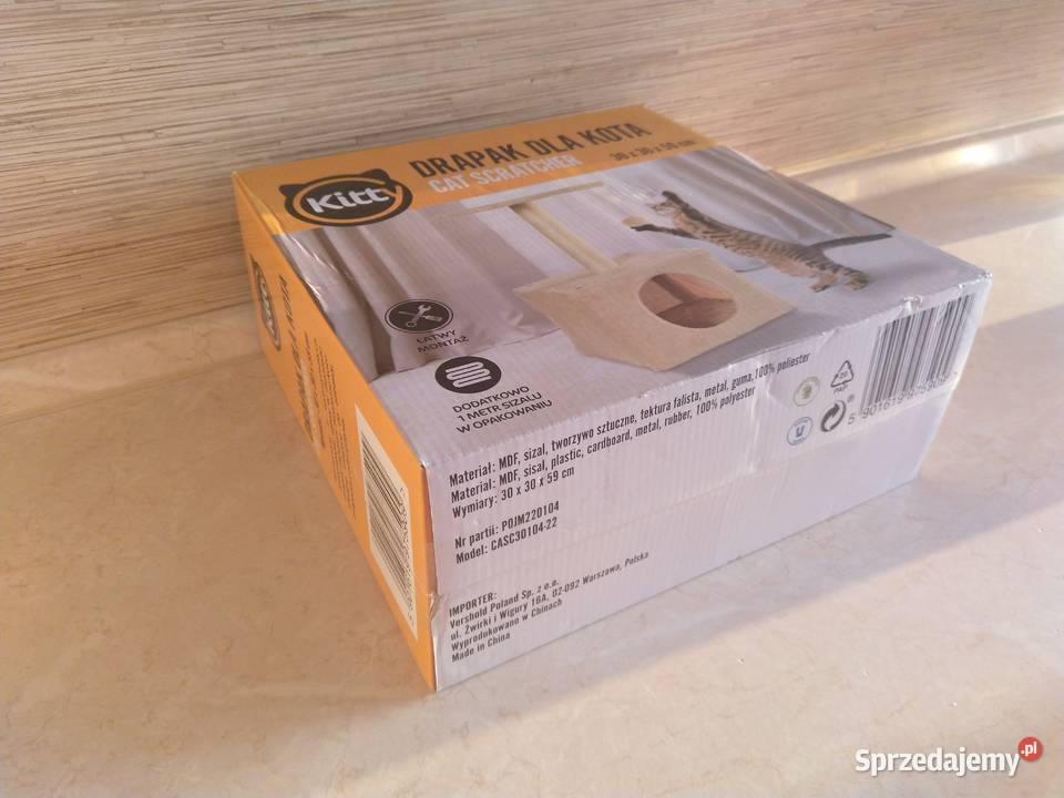 NAJTANIEJ Drapak Kota Duży 59 Niski Domek