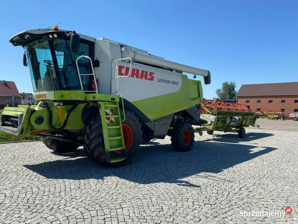 kombajny Claas kombajn CLAAS LEXION 560 heder opolskie Głogówek