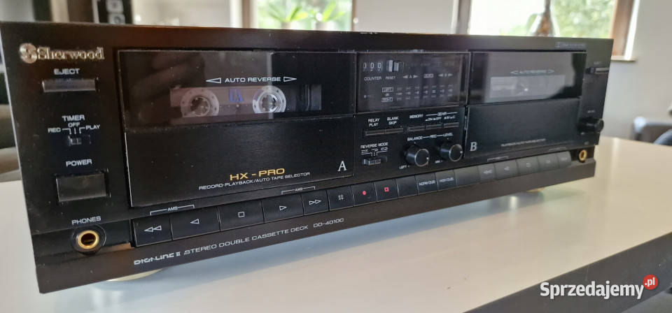 Magnetofon Sherwood dwukasetowy deck DD4010C