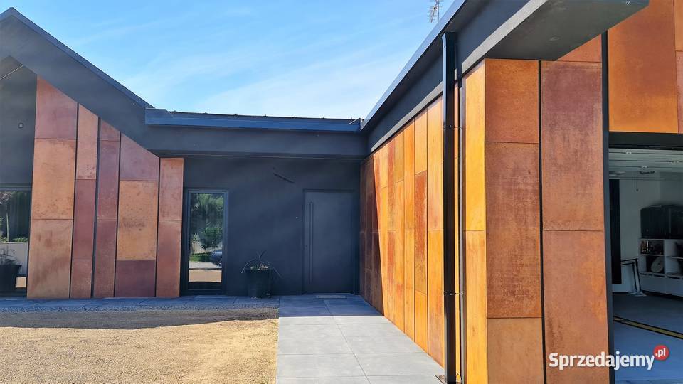 Płyty betonowe CORTEN na elewacje ogrodzenie Kraków