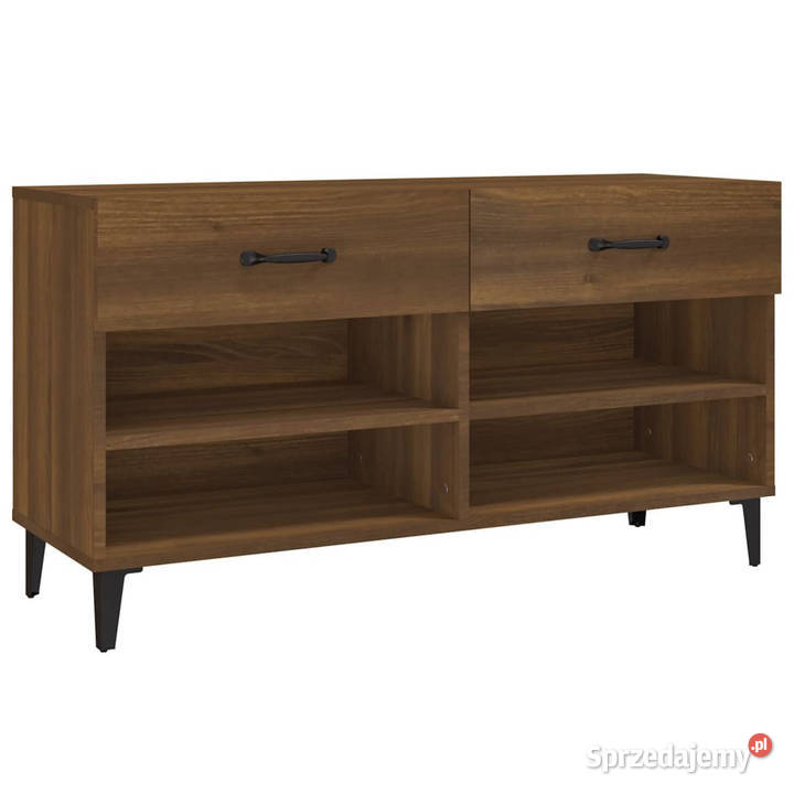 Szafka na buty brązowy dąb 102x35x55 WM817572 Warszawa