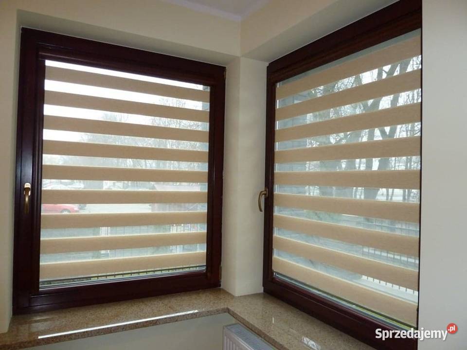 Rolety dzień nocrolety materiałowemoskitiery Poznań sprzedam
