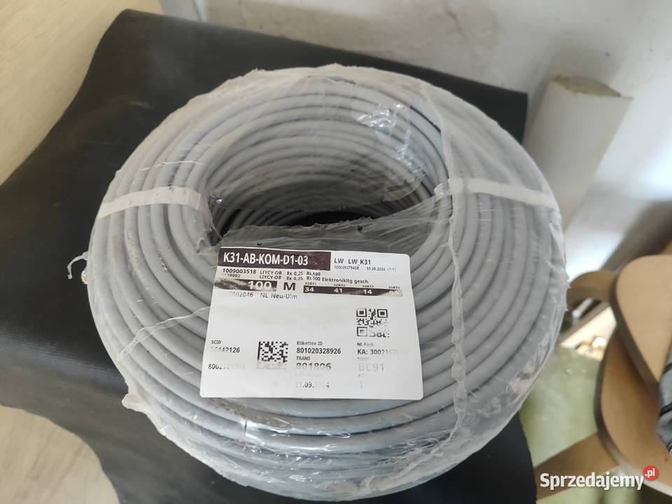 Kabel sterowniczy LIYCYOB 8X 025 opolskie