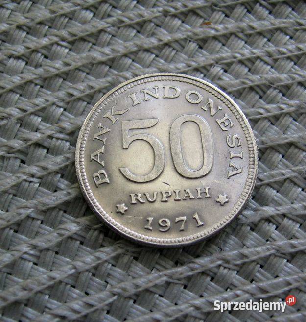Indonezja 50 Rupii 1971r wielkopolskie Kalisz
