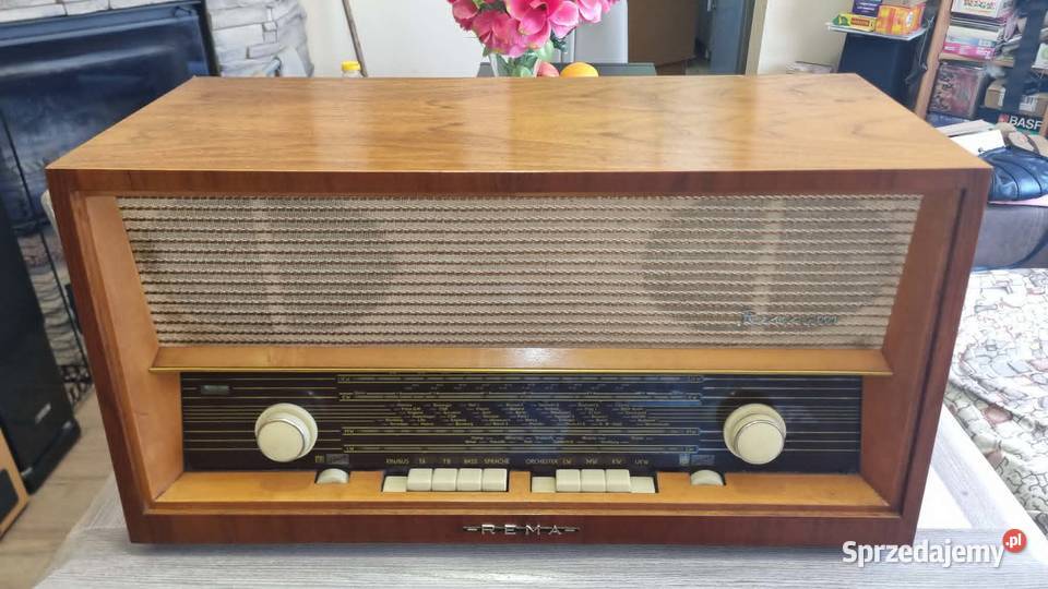 Zabytkowe radio lampowe REMA 2001 z lat 60tych Warta
