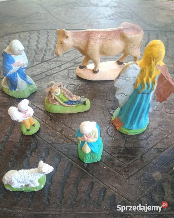 Francuska figurka gliniana santon kobieta z Bronisze sprzedam