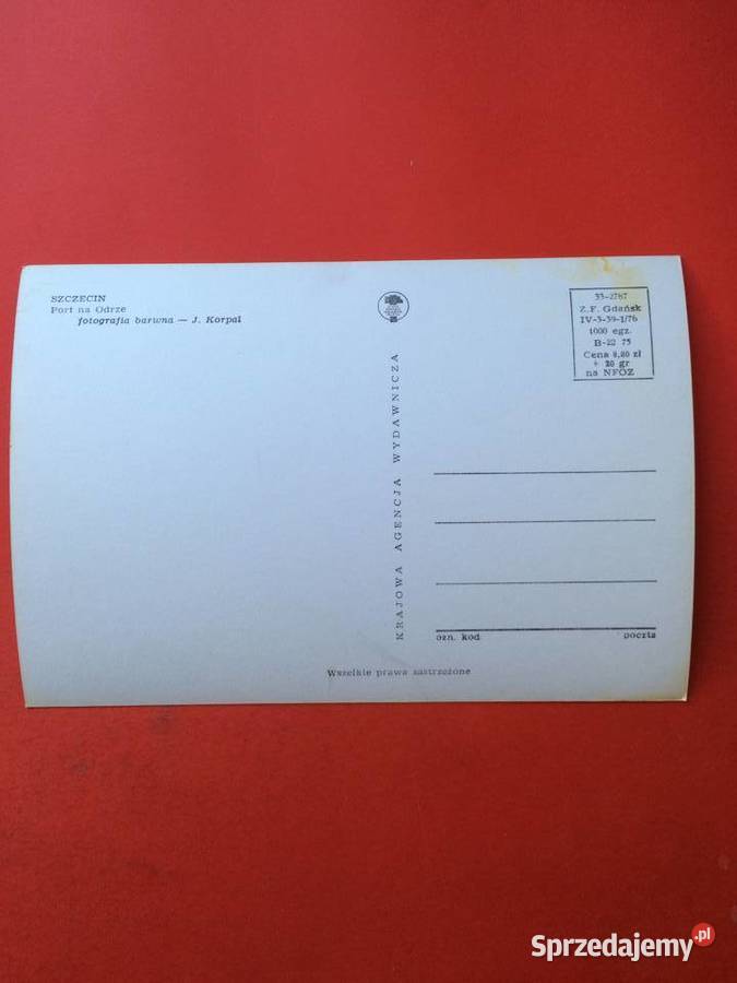 2251 Widokówka Szczecin sprzedam