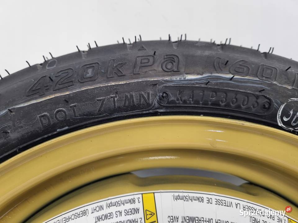 KOŁO DOJAZDOWE ZAPASOWE Mazda Suzuki Swift MK6