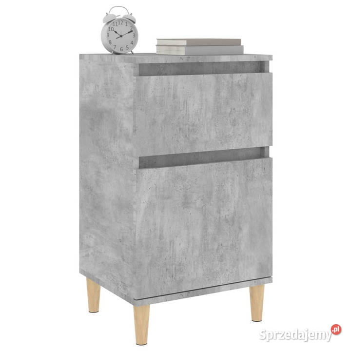 Szafka nocna szarość betonu 40x35x70 WM819700