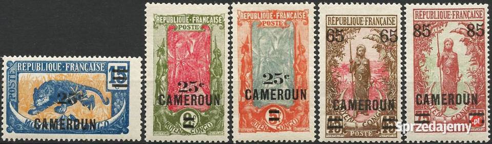 KAMERUN 19241925 kompletna seria wysyłka Człuchów