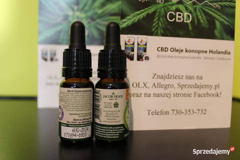 Jacob Hooy CBD Olejek 5 10ml HOLENDERSKI Łódź