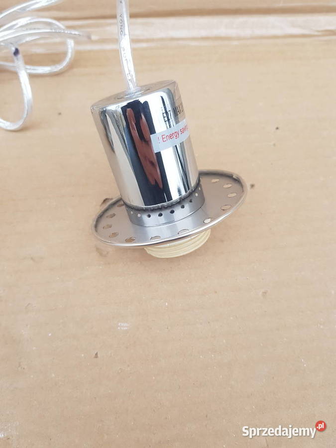 Zawieszenie do lampy na klosz abażur E27 CHROM
