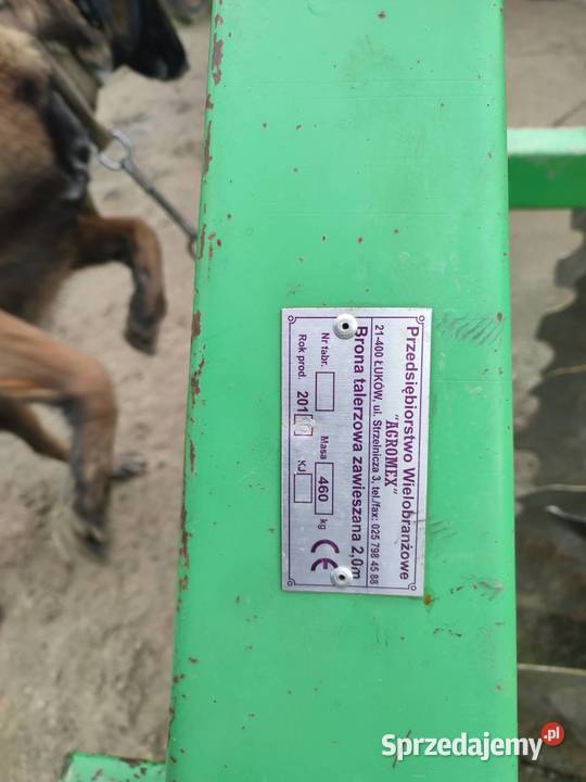 Brona talerzowa 20m lubelskie Lubartów