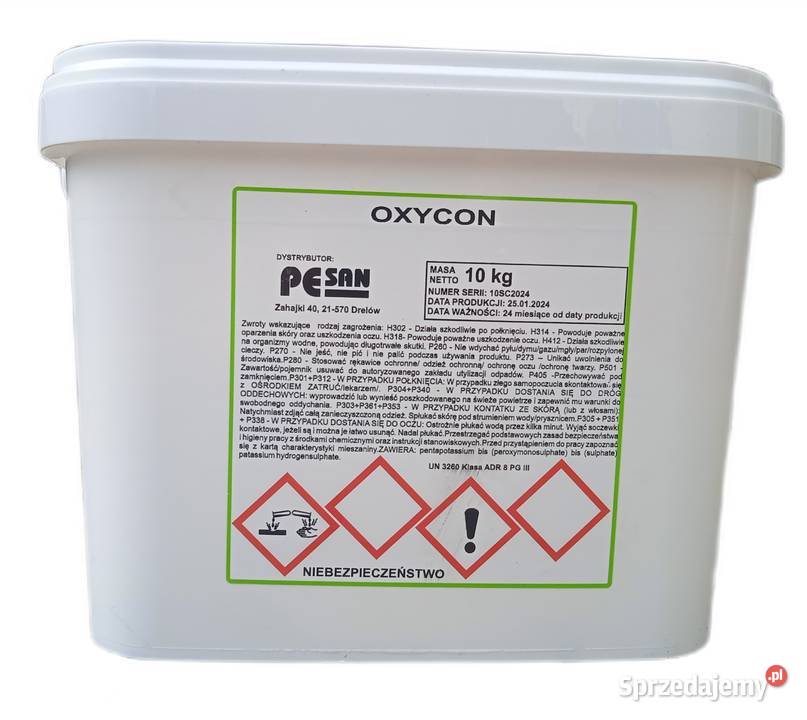OXYCON 10 preparat dezynfekujący wiruso i Zahajki