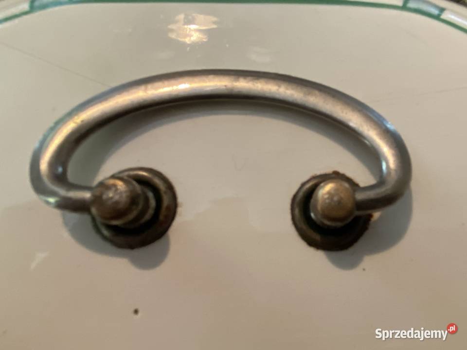 Art Deco Niemcy pudełko na ciastka Porcelana i szkło lubelskie Zamość