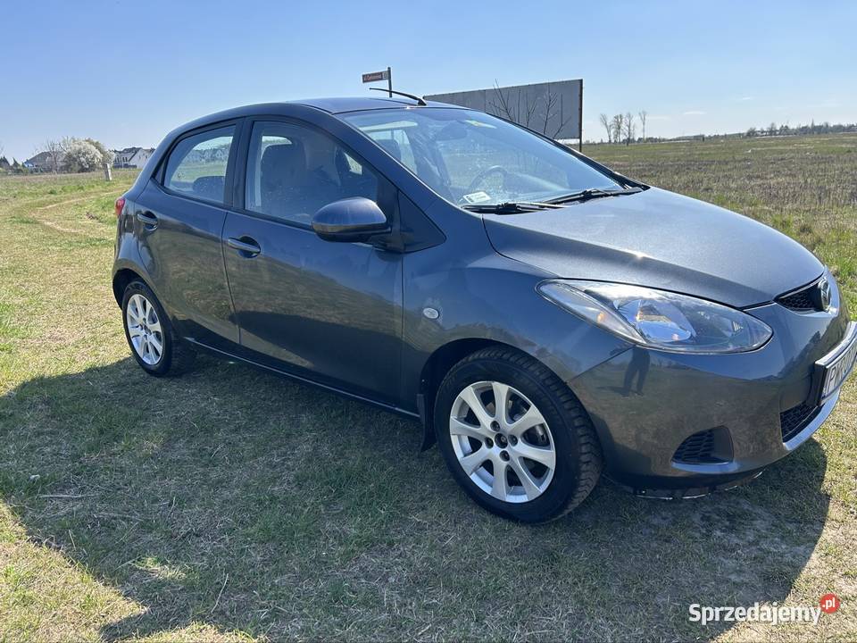 Mazda 2 08r 14 czarny Gniezno