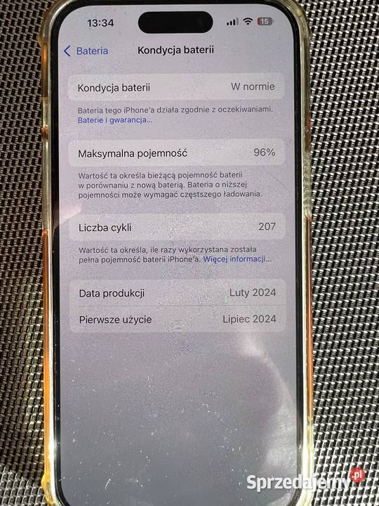 iPhone 15 128 GB sprzedam