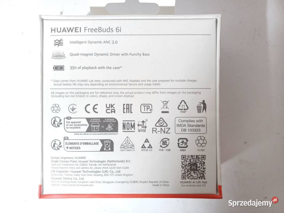 Słuchawki HUAWEI FreeBuds 6i