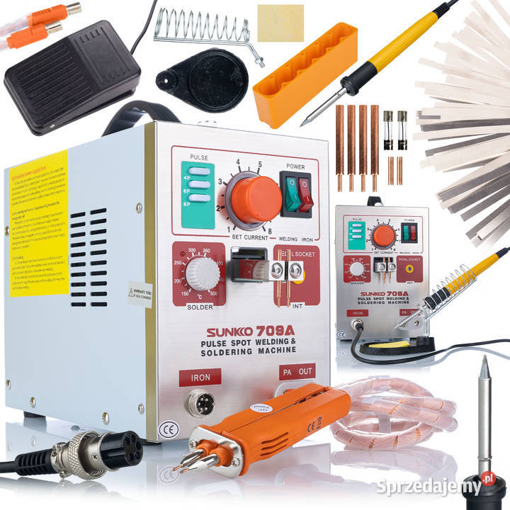 Zgrzewarka do Ogniw Sunkko 709A 32 kW 1200A Lutownice Ludźmierz