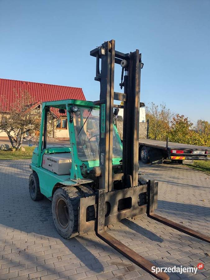 Wózek widłowy Mitsubishi diesel 5 ton udźwigu diesel Sośno