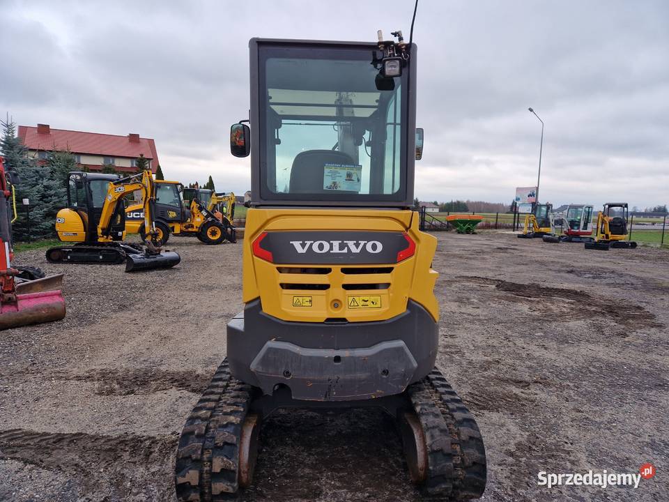 Minikoparka Volvo ECR 25D 25 tony 2019r 1900mtg Rok produkcji 2019 Ryżki sprzedam