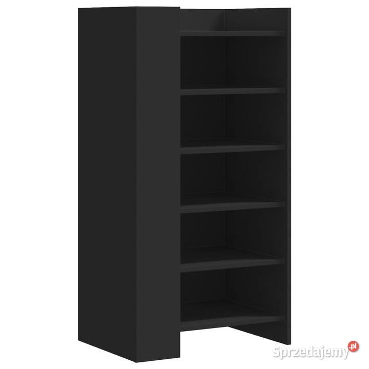 Szafka na buty czarna 52x375x100 materiał Warszawa