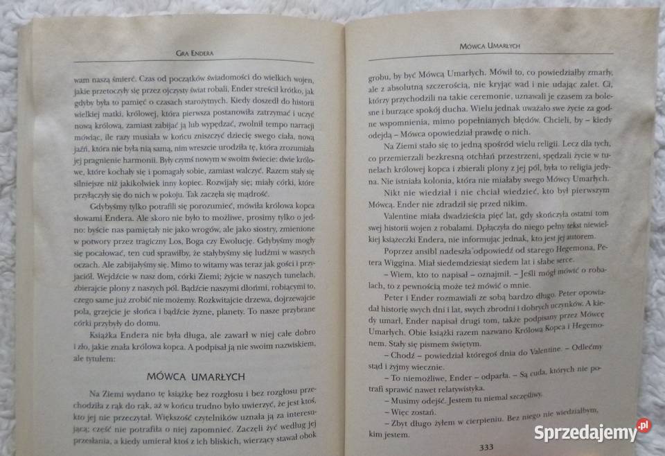 Gra Endera Orson Scott Card Warszawa
