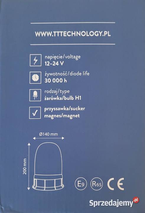 LAMPA OSTRZEGAWCZA TT93 Oświetlenie Szczecin