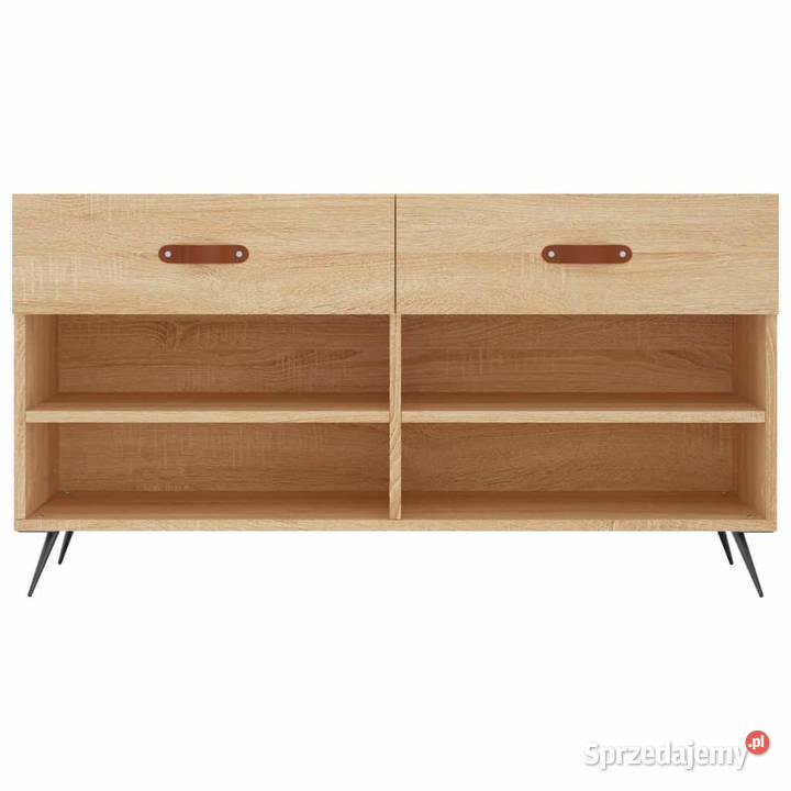 Ławka z miejscem na buty dąb sonoma 102x35x55