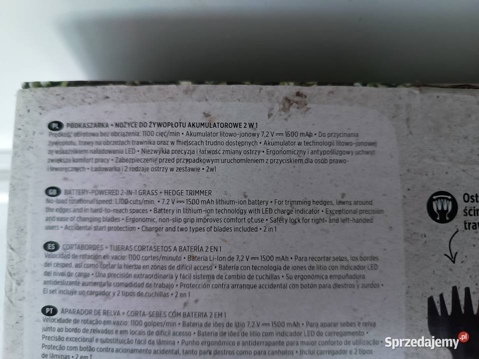 Nożyce podkaszarka do żywopłotu trawy Kędzierzyn-Koźle sprzedam