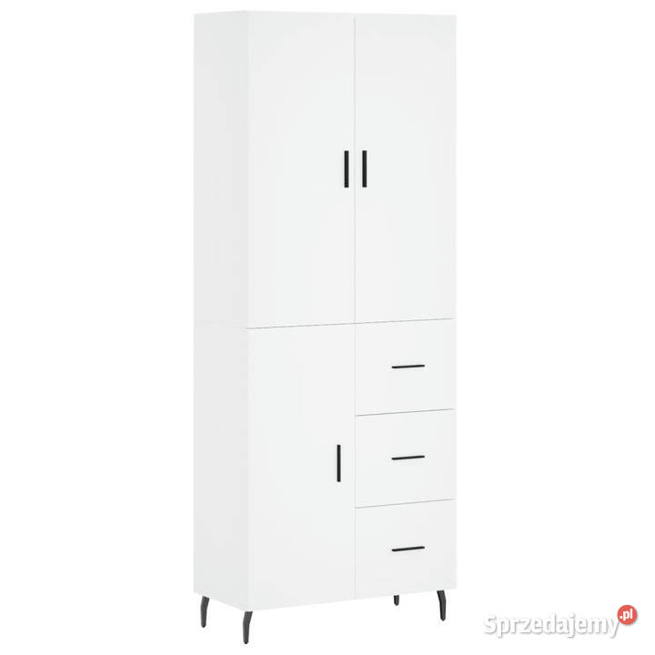 Witrynka biała 695x34x180 materiał