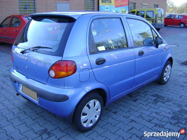 Daewoo Matiz Ładny IMPULS 2002 Wspomaganie immobilizer Wojkowice