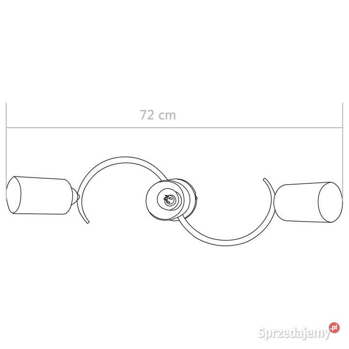 Lampa sufitowa z ceramicznymi kloszami na 3