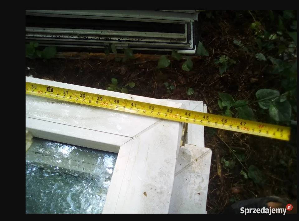 Okno PCV 110 x 102 FIX witryna sklepowa Warszawa