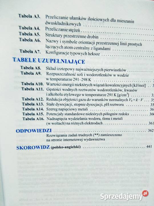 Zbiór zadań chemia rozszerzona ponadgimnazjalne Warszawa