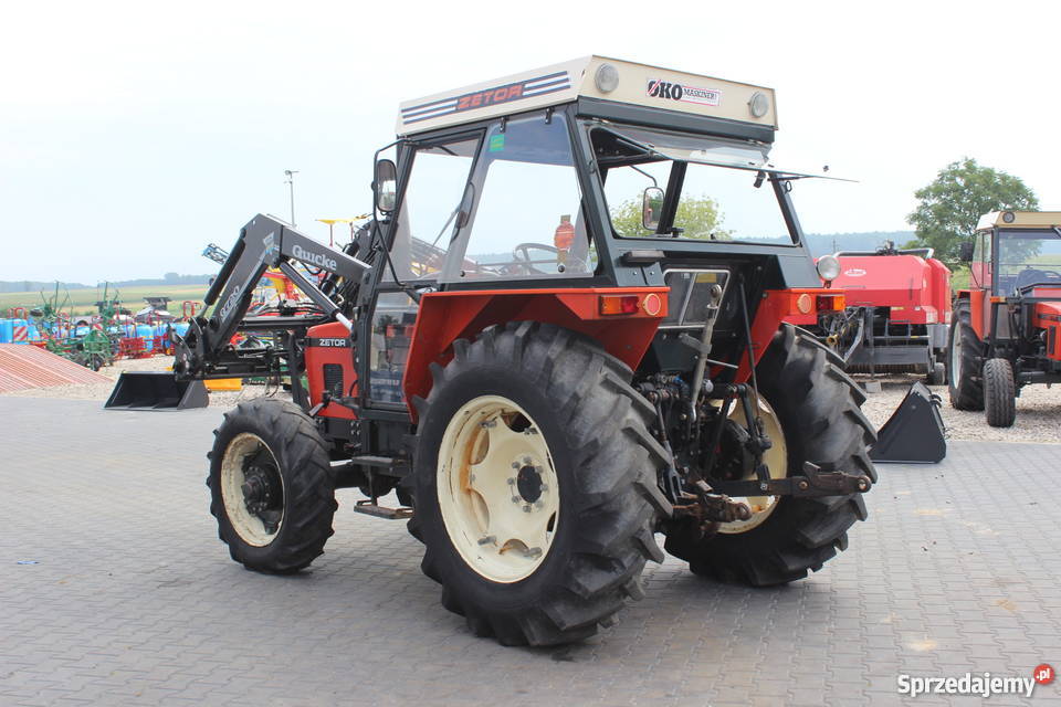 Ciągnik rolniczy Zetor 7245 Ładowacz Quicke Q720 Sokoły