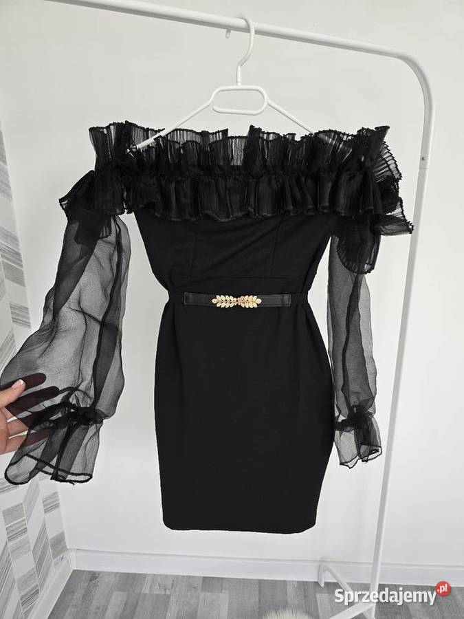 Sukienka mała czarna efektowna Rybnik