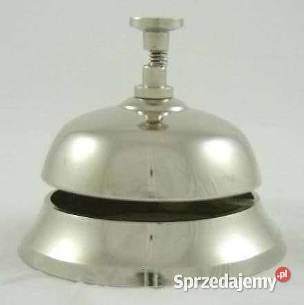Dzwonek hotelowy recepcyjny Kolor srebrny Warszawa