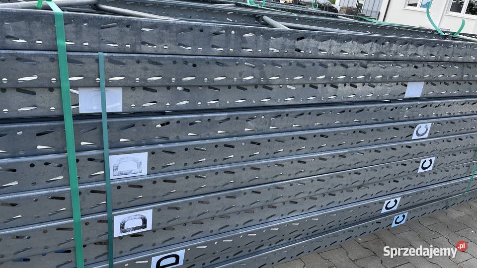 Regały paletowe magazynowe używane EAB 3 x 600 Magazynowanie Rekowo Górne