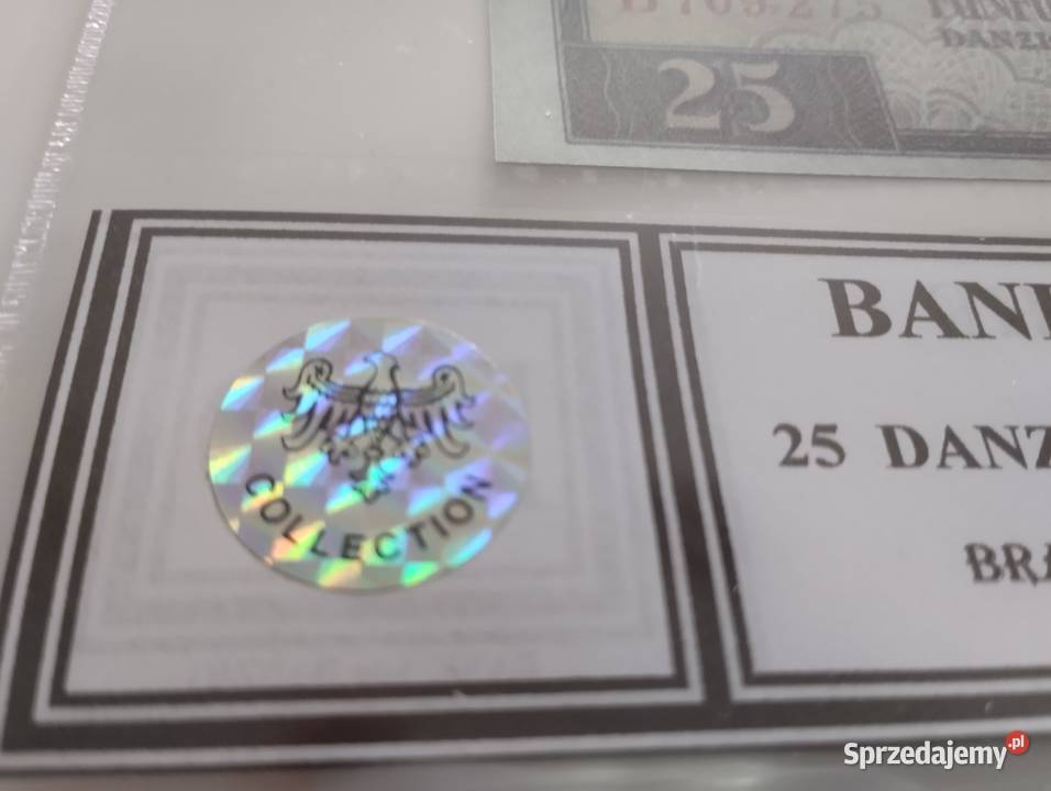 WOLNE MIASTO GDAŃSK 25 gulden 1924 UNC seria B