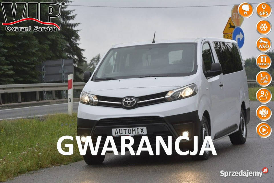 Toyota Proace Verso 20D4D L3H1 9 osobowy Polski ESP Sędziszów Małopolski