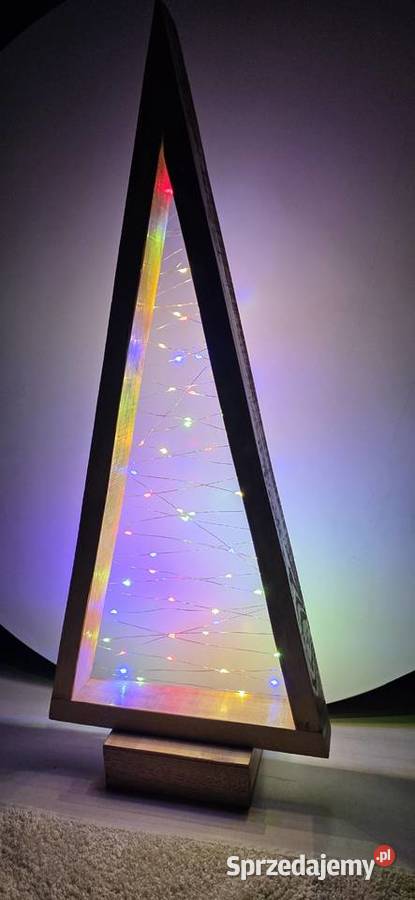 choinka święta led drewno mazowieckie Warszawa