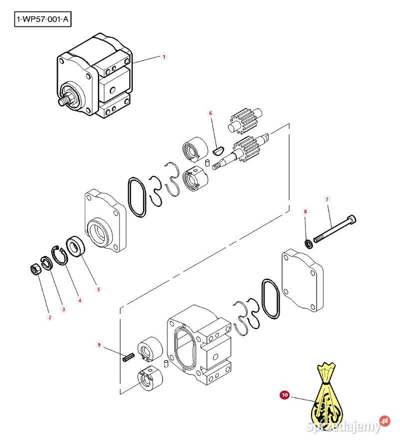 Zestaw naprawczy pompy hydraulicznej Fendt Białystok sprzedam