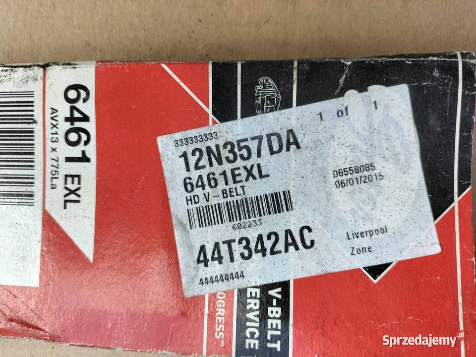 PASEK KLINOWY 12N357DA 6461EXL 44T342AC Kamień-Kolonia