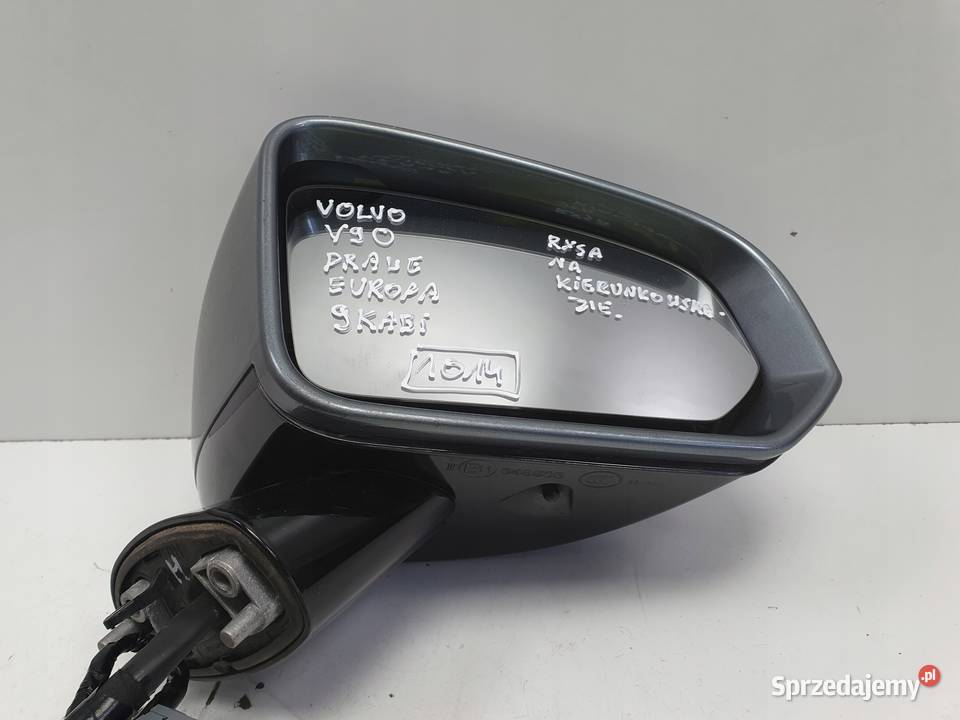 Volvo S90 V90 II LUSTERKO PRAWE PASAŻERA 9 kabli osobowe Janów