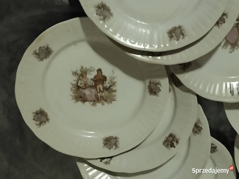 Talerzyki deserowe z PRL Warszawa sprzedam