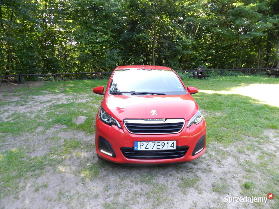 Peugeot 108 małe tanie serwisowane niezawodne serwisowany w ASO Puszczykowo